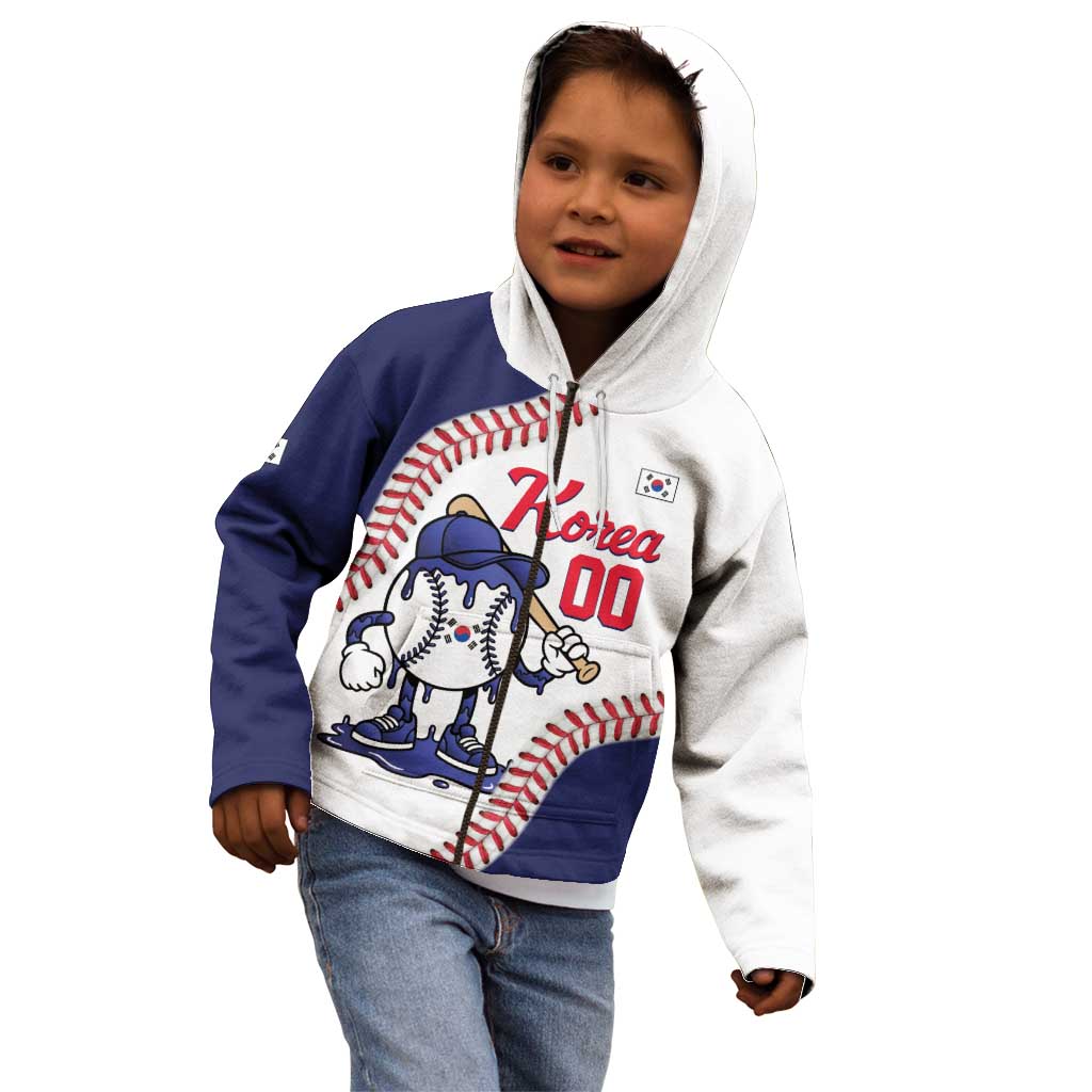 South Korea 2026 Baseball Custom Kid Hoodie Go Champions Drip Style