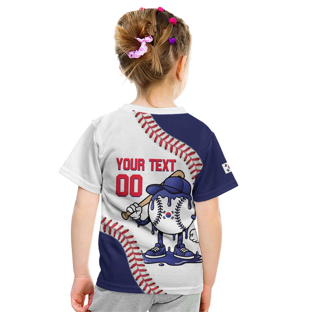 South Korea 2026 Baseball Custom Kid T Shirt Go Champions Drip Style