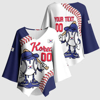 South Korea 2026 Baseball Custom Kimono Sleeve Blouse Go Champions Drip Style