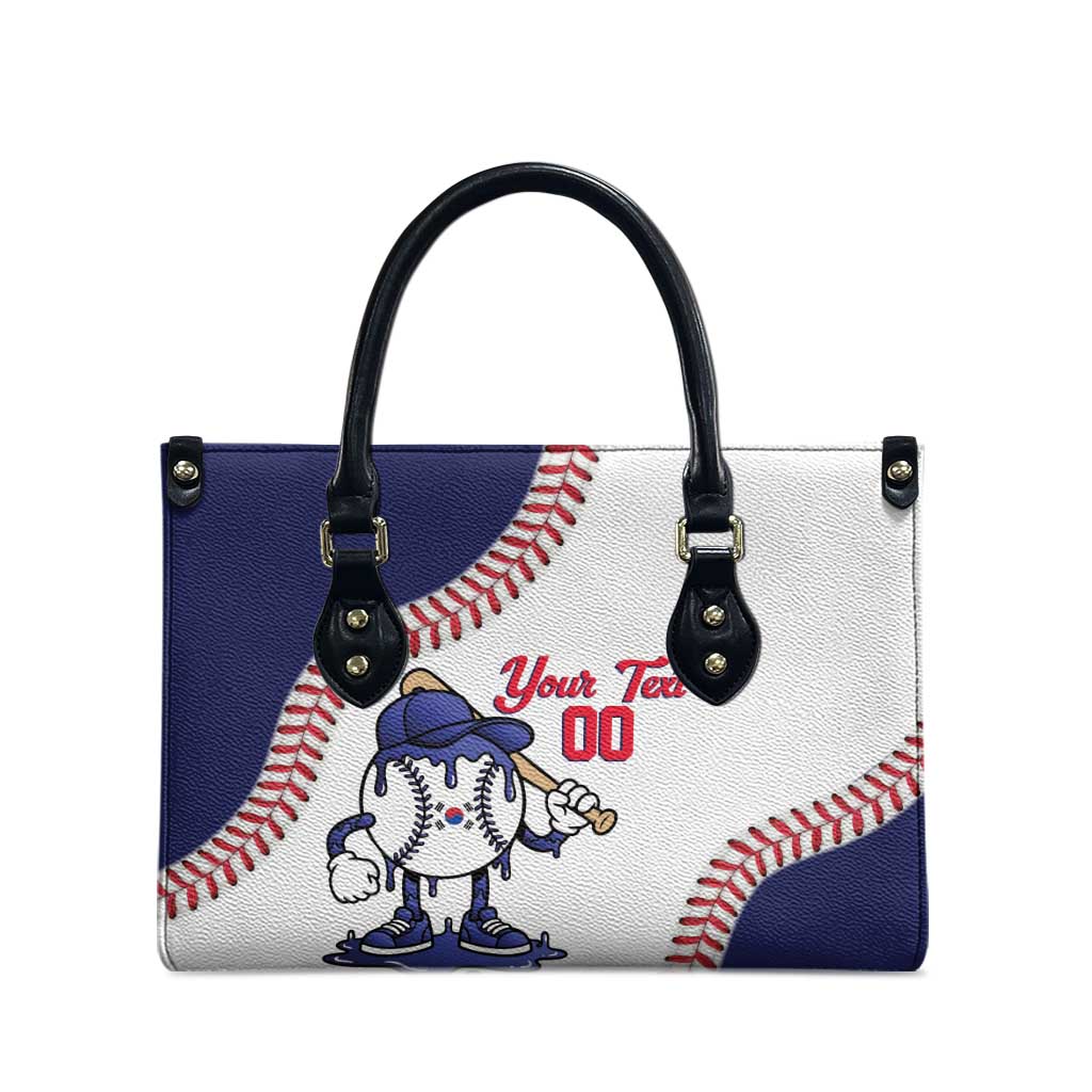 South Korea 2026 Baseball Custom Leather Bag Go Champions Drip Style