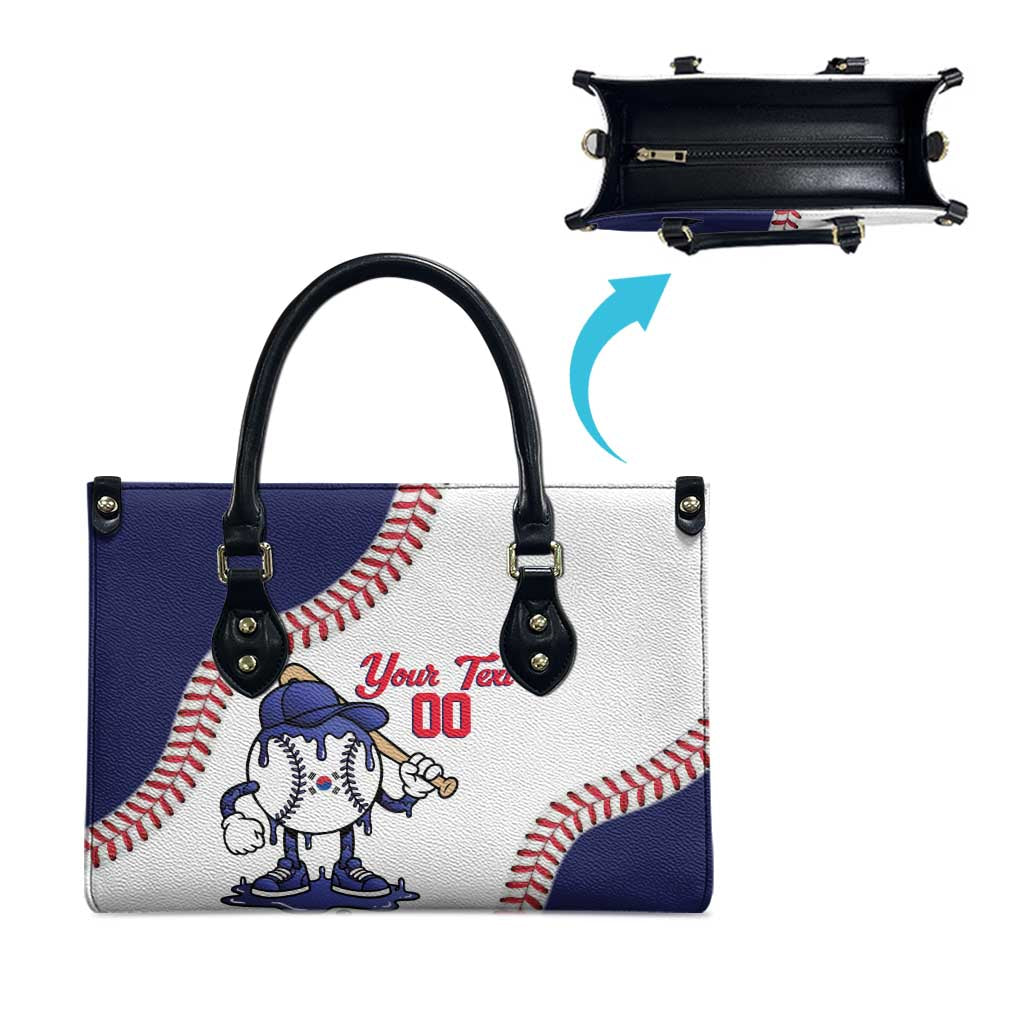 South Korea 2026 Baseball Custom Leather Bag Go Champions Drip Style