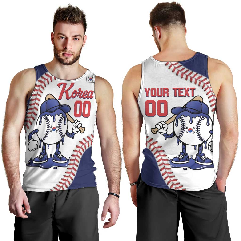 South Korea 2026 Baseball Custom Men Tank Top Go Champions Drip Style