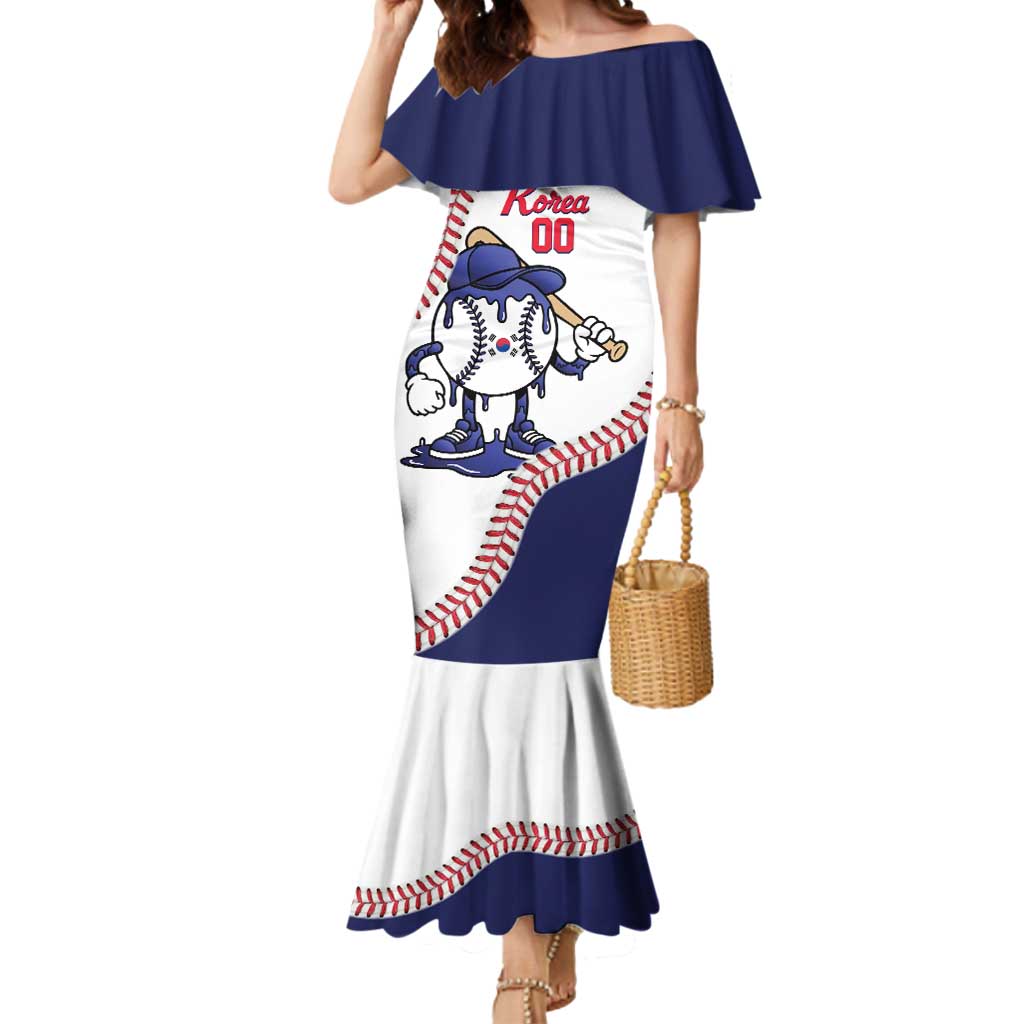 South Korea 2026 Baseball Custom Mermaid Dress Go Champions Drip Style