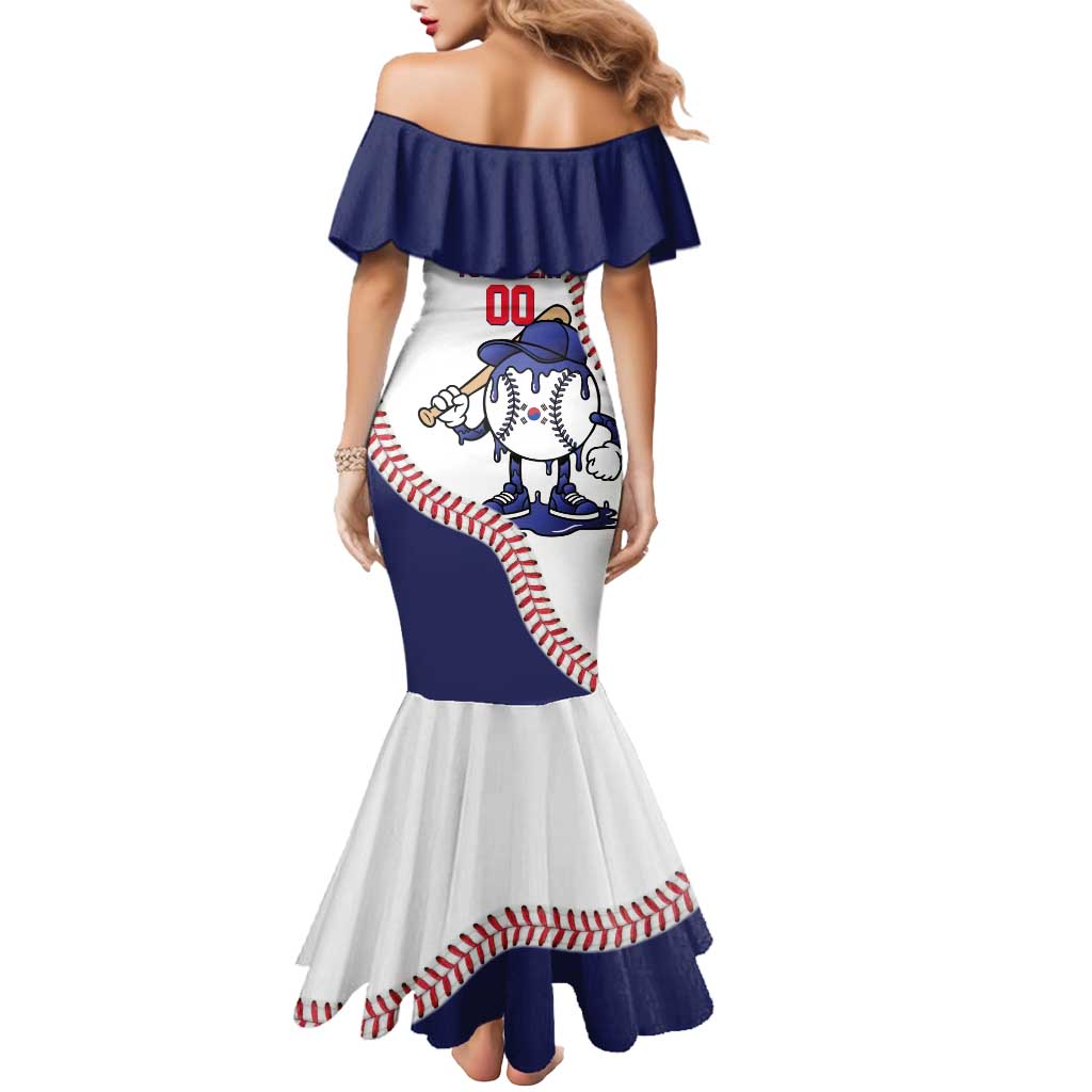 South Korea 2026 Baseball Custom Mermaid Dress Go Champions Drip Style
