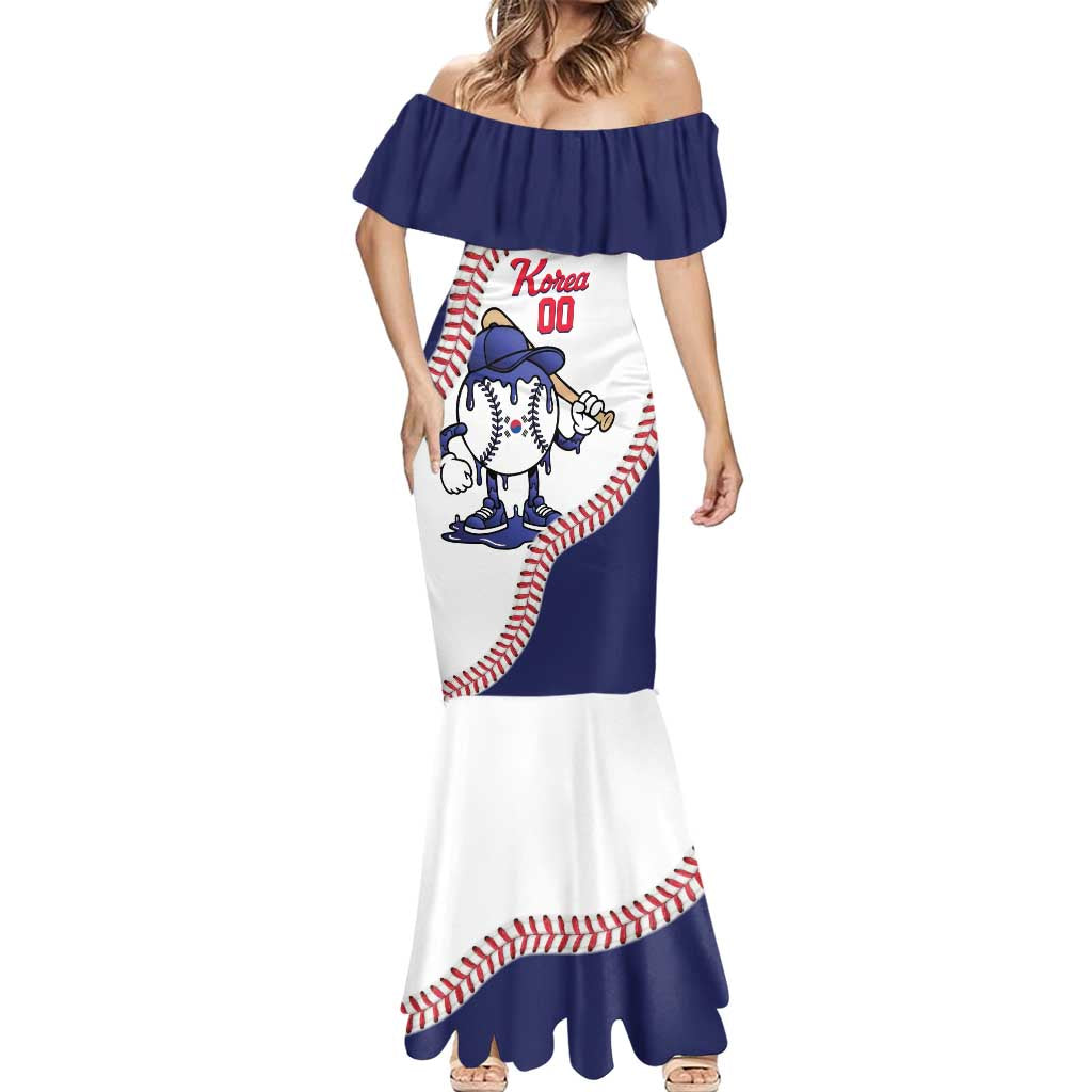 South Korea 2026 Baseball Custom Mermaid Dress Go Champions Drip Style