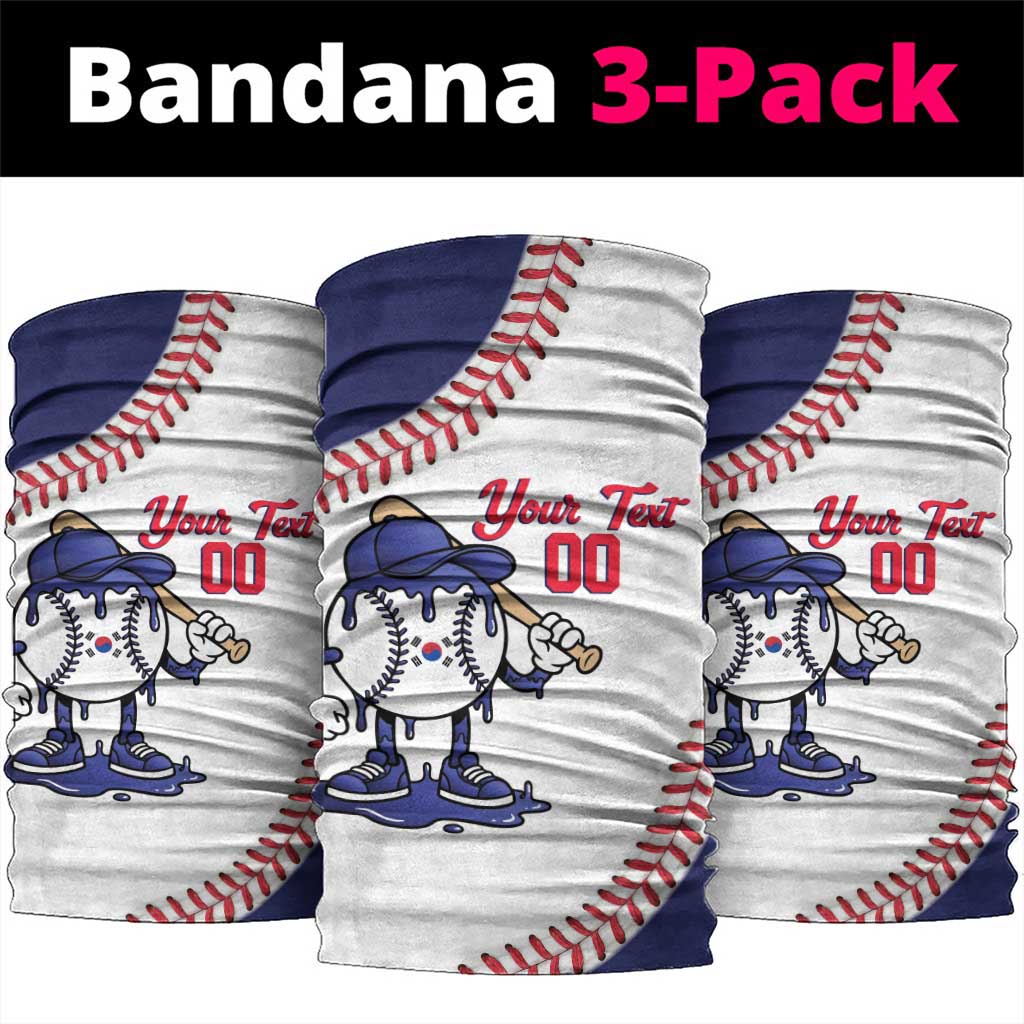 South Korea 2026 Baseball Custom Neck Gaiter Go Champions Drip Style