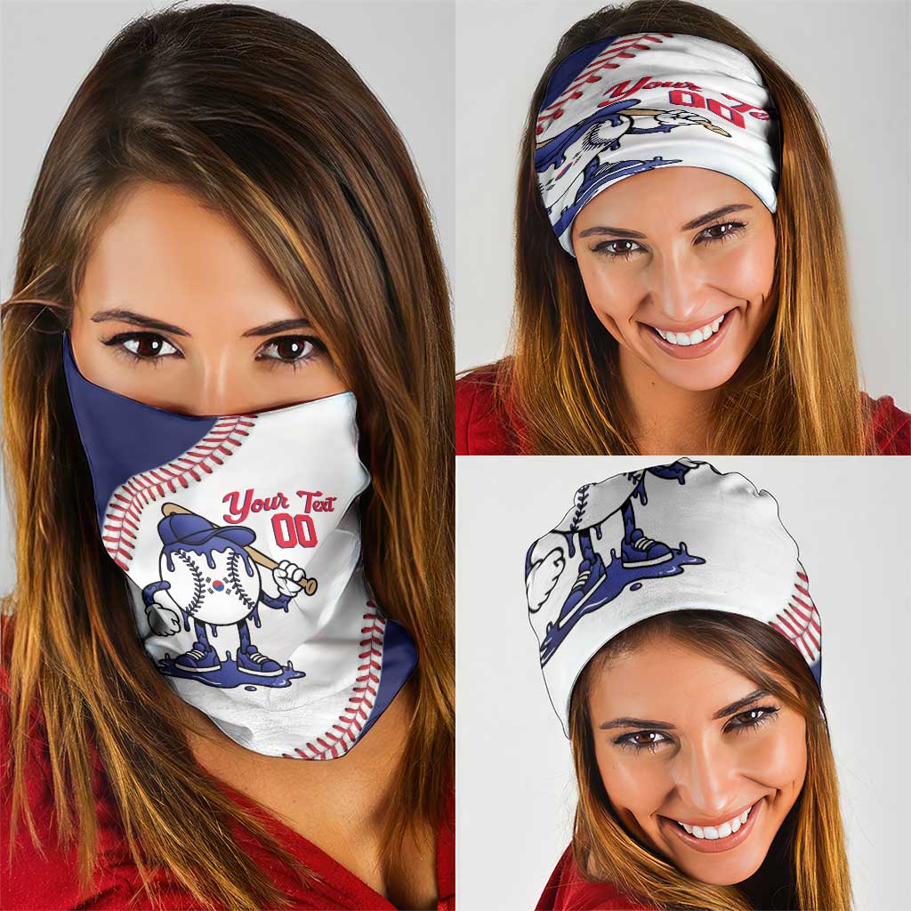 South Korea 2026 Baseball Custom Neck Gaiter Go Champions Drip Style