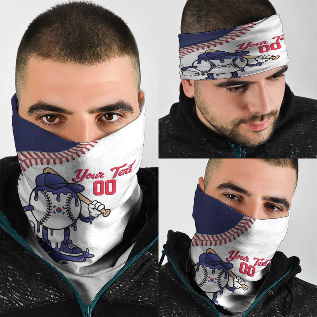 South Korea 2026 Baseball Custom Neck Gaiter Go Champions Drip Style