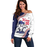 South Korea 2026 Baseball Custom Off Shoulder Sweater Go Champions Drip Style