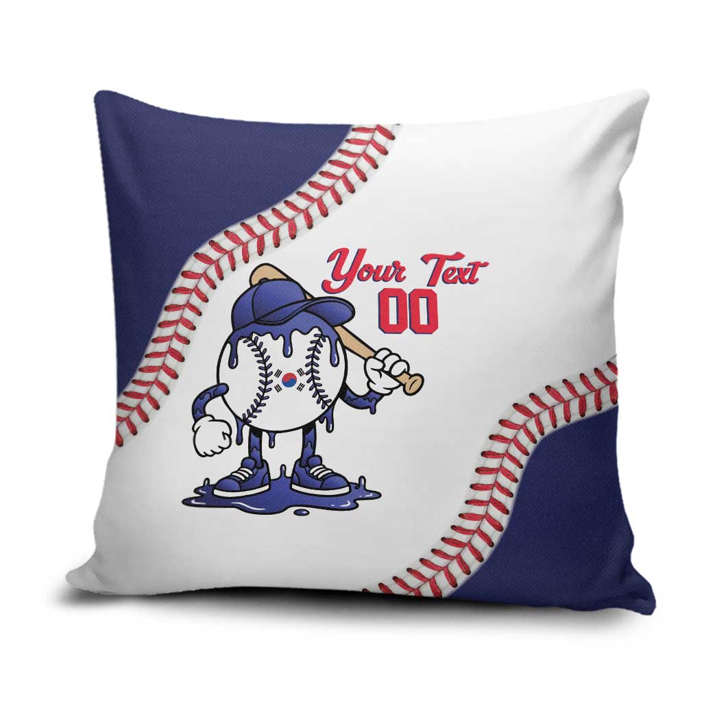 South Korea 2026 Baseball Custom Pillow Cover Go Champions Drip Style