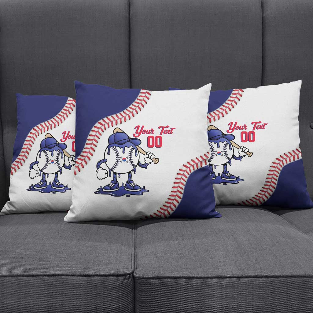 South Korea 2026 Baseball Custom Pillow Cover Go Champions Drip Style