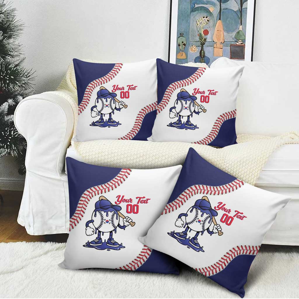 South Korea 2026 Baseball Custom Pillow Cover Go Champions Drip Style