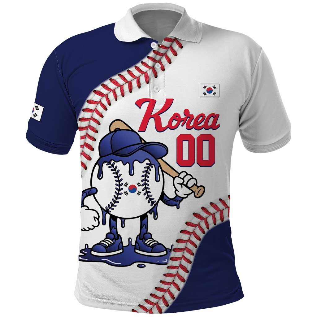 South Korea 2026 Baseball Custom Polo Shirt Go Champions Drip Style