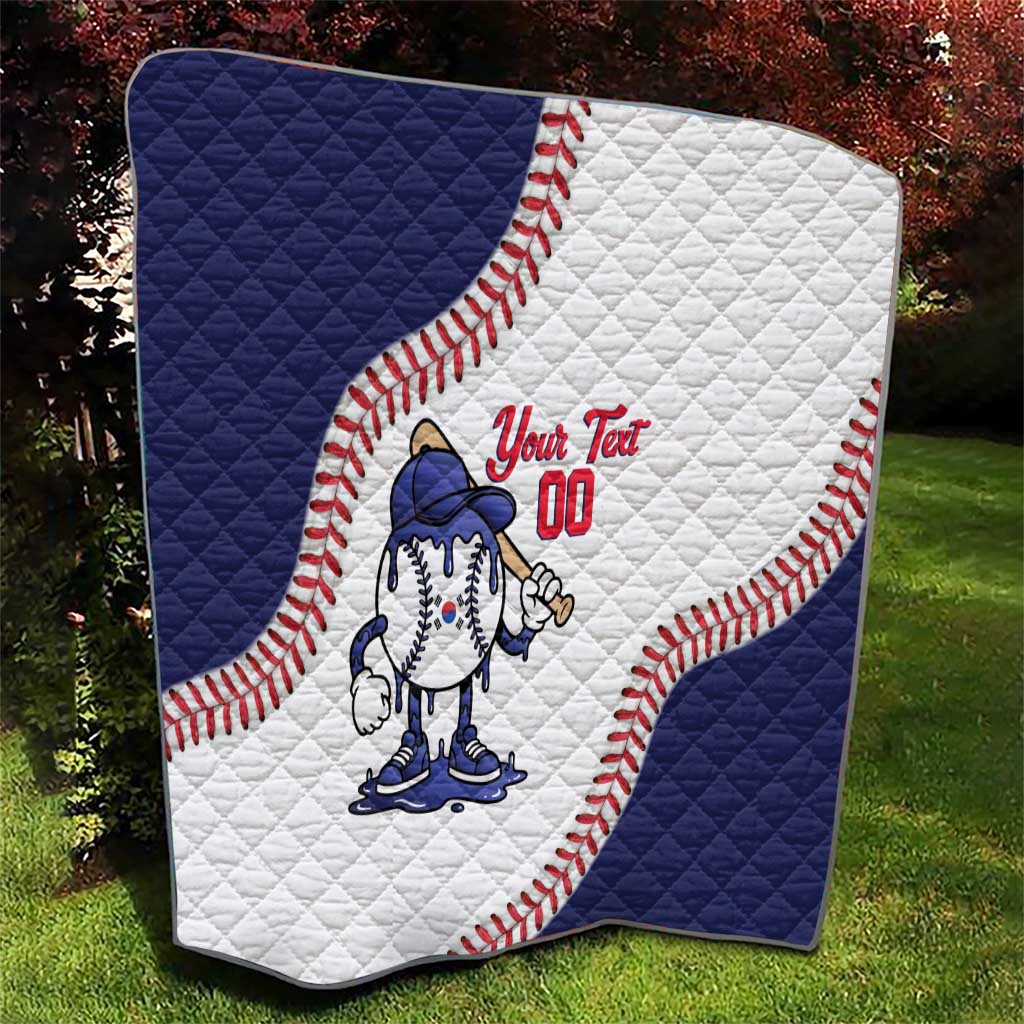 South Korea 2026 Baseball Custom Quilt Go Champions Drip Style