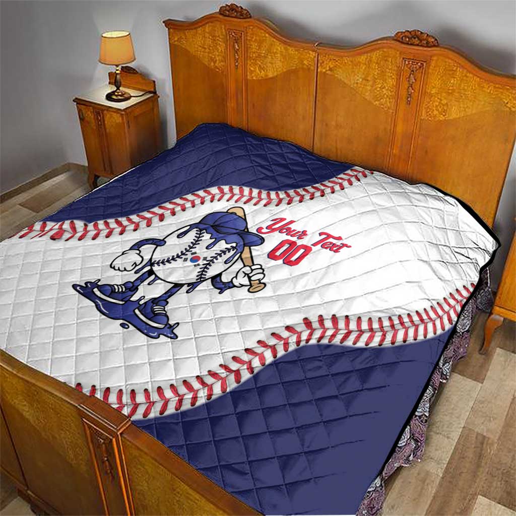 South Korea 2026 Baseball Custom Quilt Go Champions Drip Style