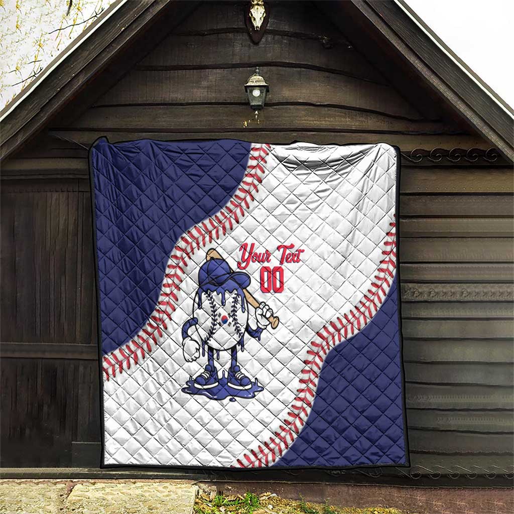 South Korea 2026 Baseball Custom Quilt Go Champions Drip Style