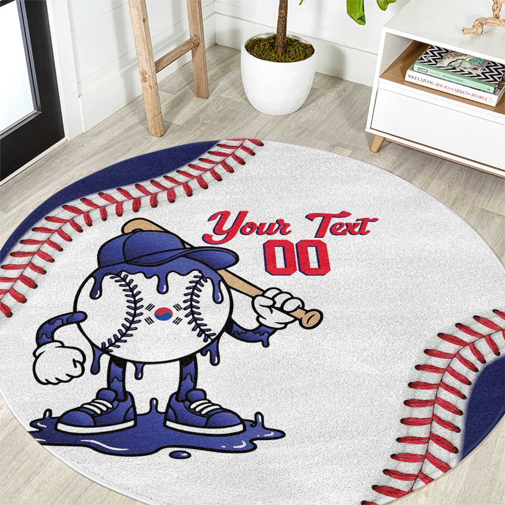 South Korea 2026 Baseball Custom Round Carpet Go Champions Drip Style