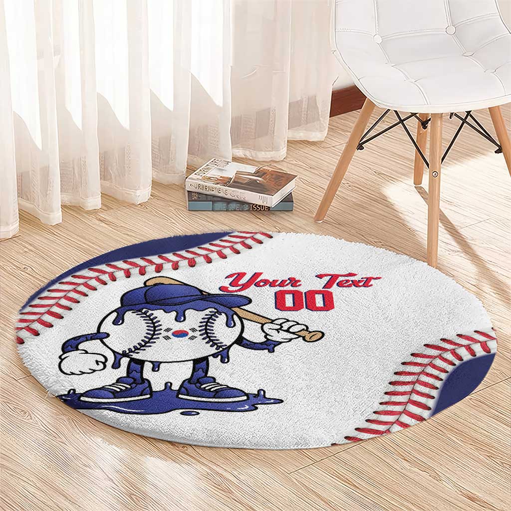 South Korea 2026 Baseball Custom Round Carpet Go Champions Drip Style