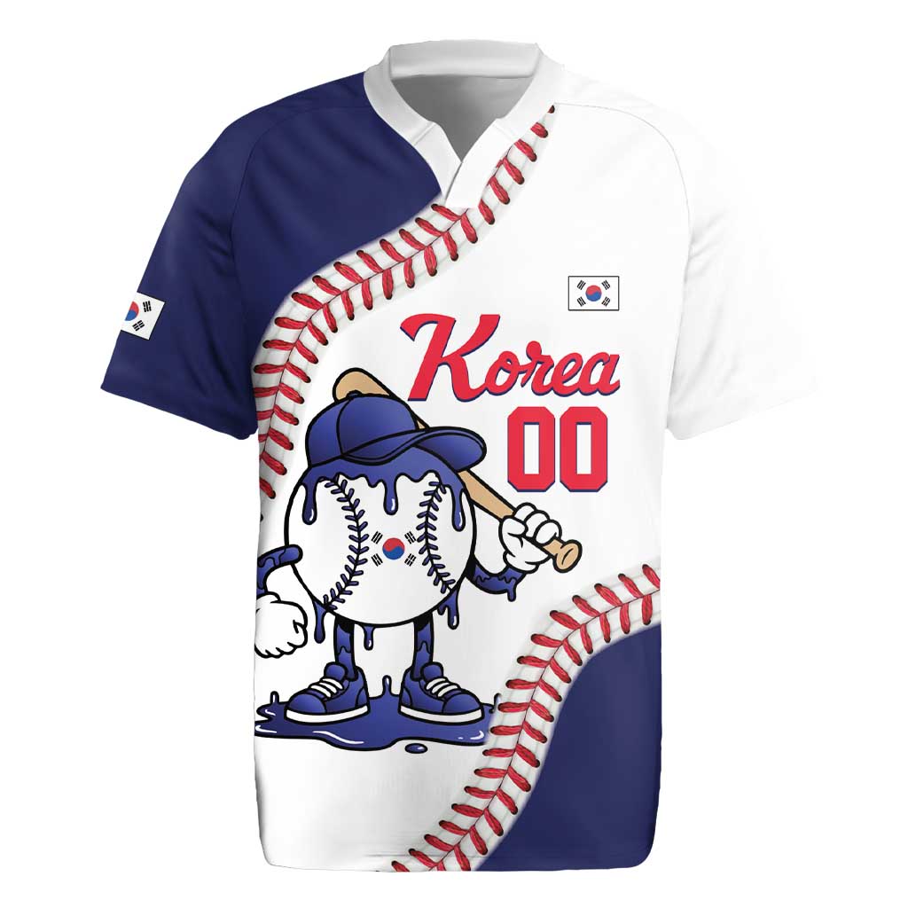 South Korea 2026 Baseball Custom Rugby Jersey Go Champions Drip Style