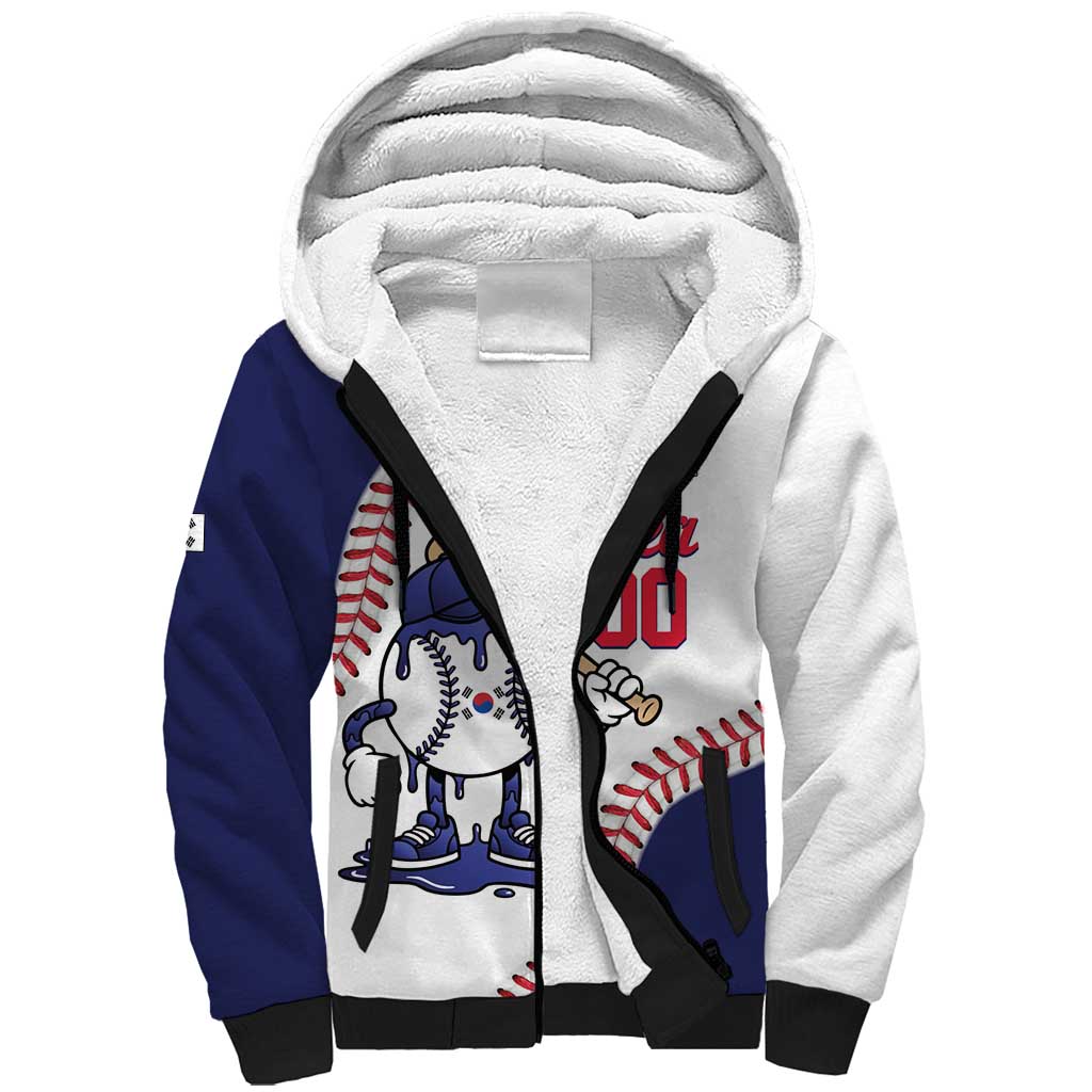 South Korea 2026 Baseball Custom Sherpa Hoodie Go Champions Drip Style