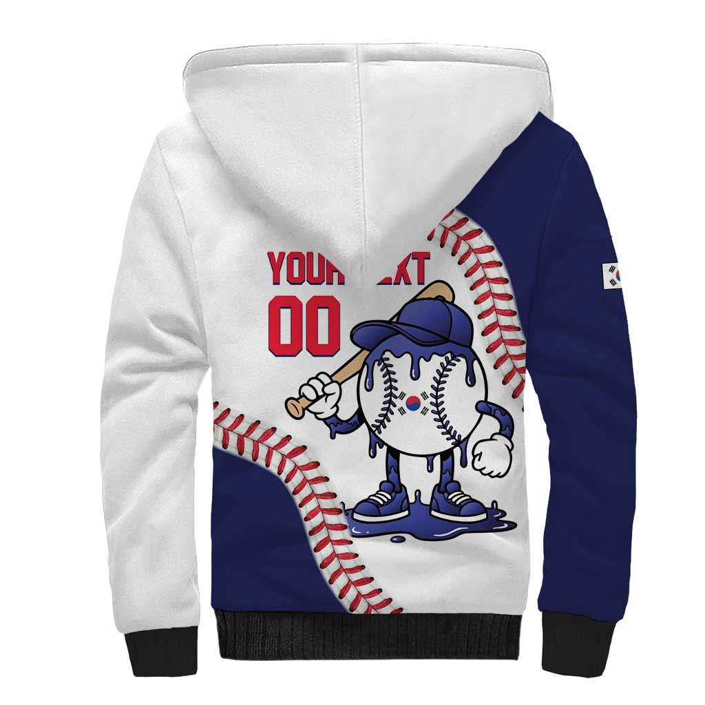 South Korea 2026 Baseball Custom Sherpa Hoodie Go Champions Drip Style