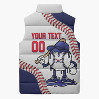 South Korea 2026 Baseball Custom Sleeveless Puffer Jacket Go Champions Drip Style