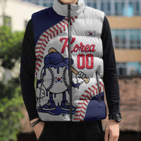 South Korea 2026 Baseball Custom Sleeveless Puffer Jacket Go Champions Drip Style