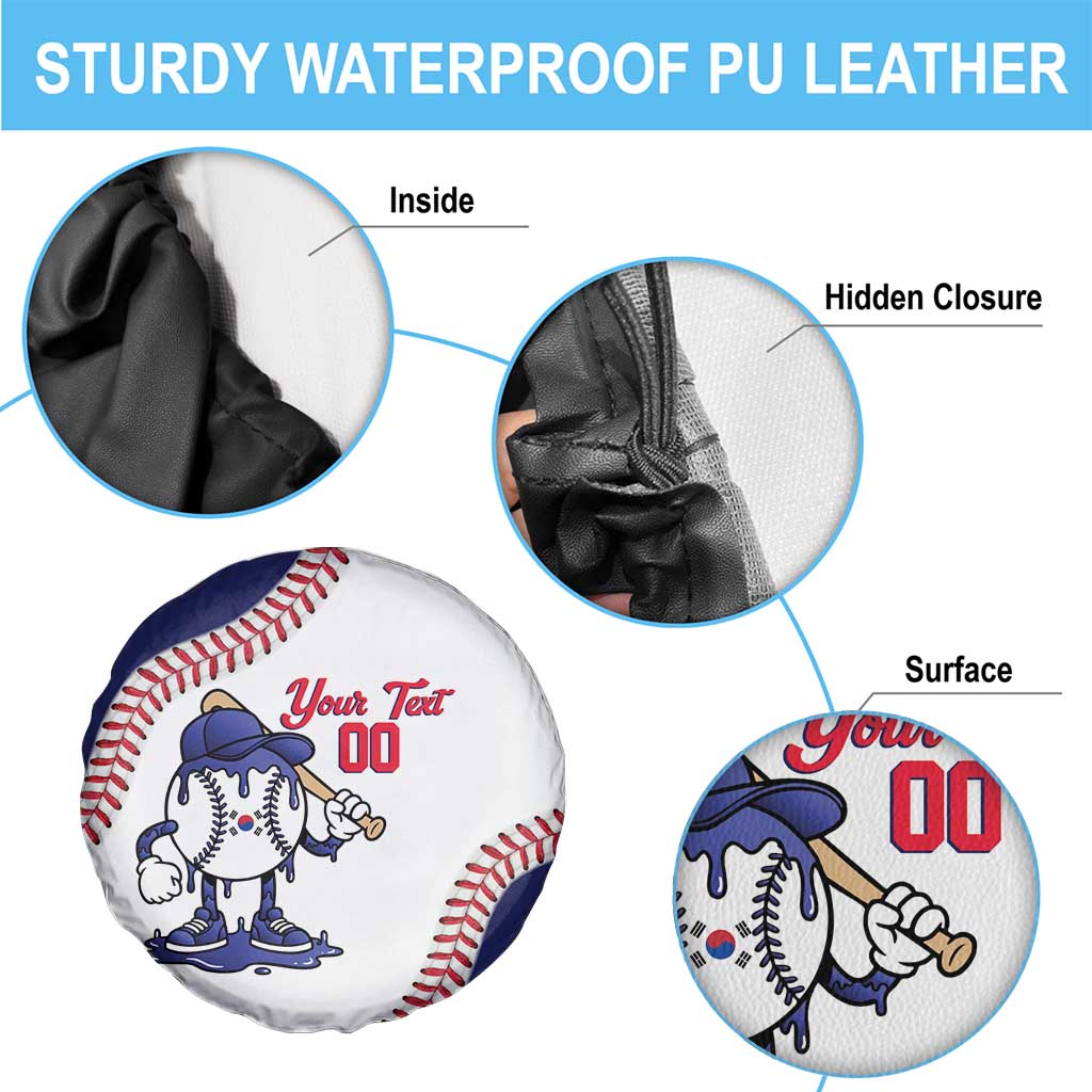 South Korea 2026 Baseball Custom Spare Tire Cover Go Champions Drip Style
