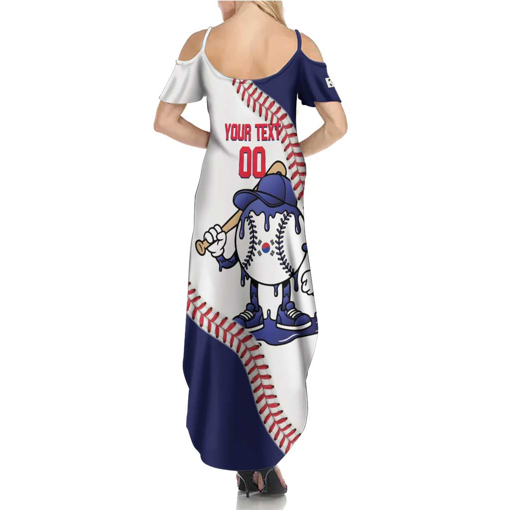 South Korea 2026 Baseball Custom Summer Maxi Dress Go Champions Drip Style