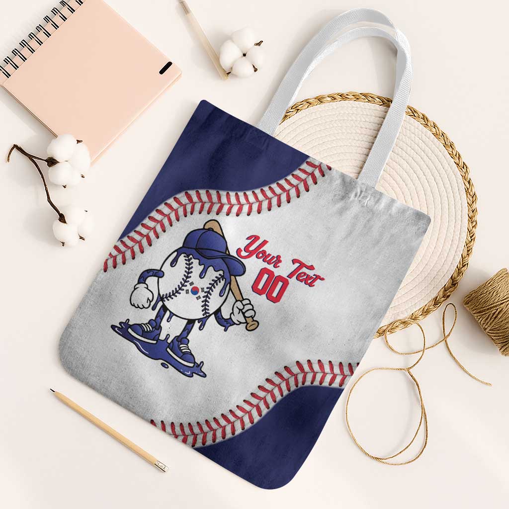 South Korea 2026 Baseball Custom Tote Bag Go Champions Drip Style