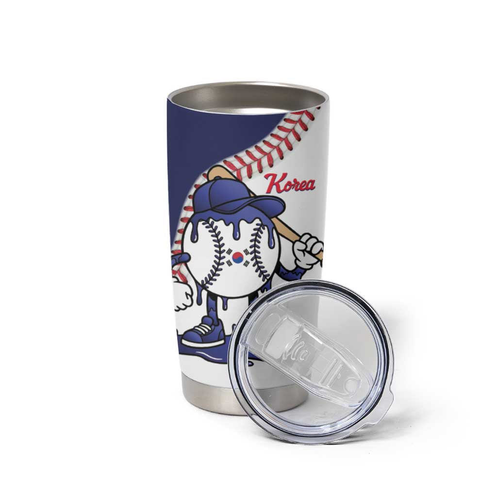 South Korea 2026 Baseball Custom Tumbler Cup Go Champions Drip Style