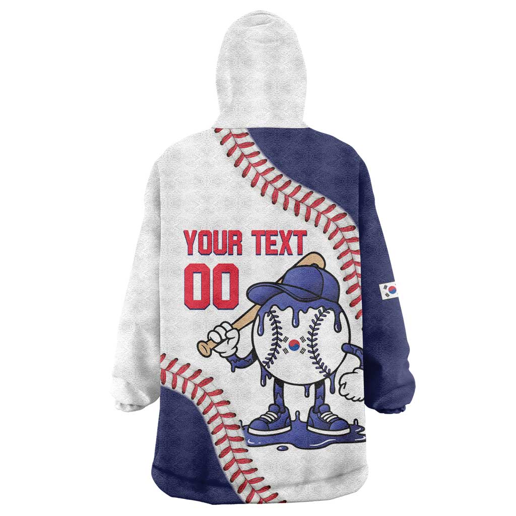 South Korea 2026 Baseball Custom Wearable Blanket Hoodie Go Champions Drip Style