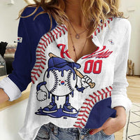 South Korea 2026 Baseball Custom Women Casual Shirt Go Champions Drip Style