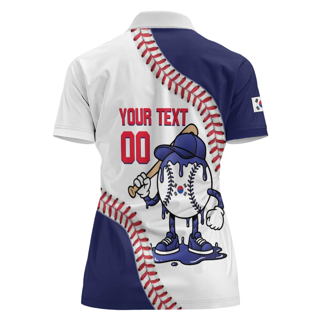 South Korea 2026 Baseball Custom Women Polo Shirt Go Champions Drip Style