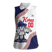 South Korea 2026 Baseball Custom Women Sleeveless Polo Shirt Go Champions Drip Style