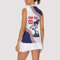 South Korea 2026 Baseball Custom Women Sleeveless Polo Shirt Go Champions Drip Style