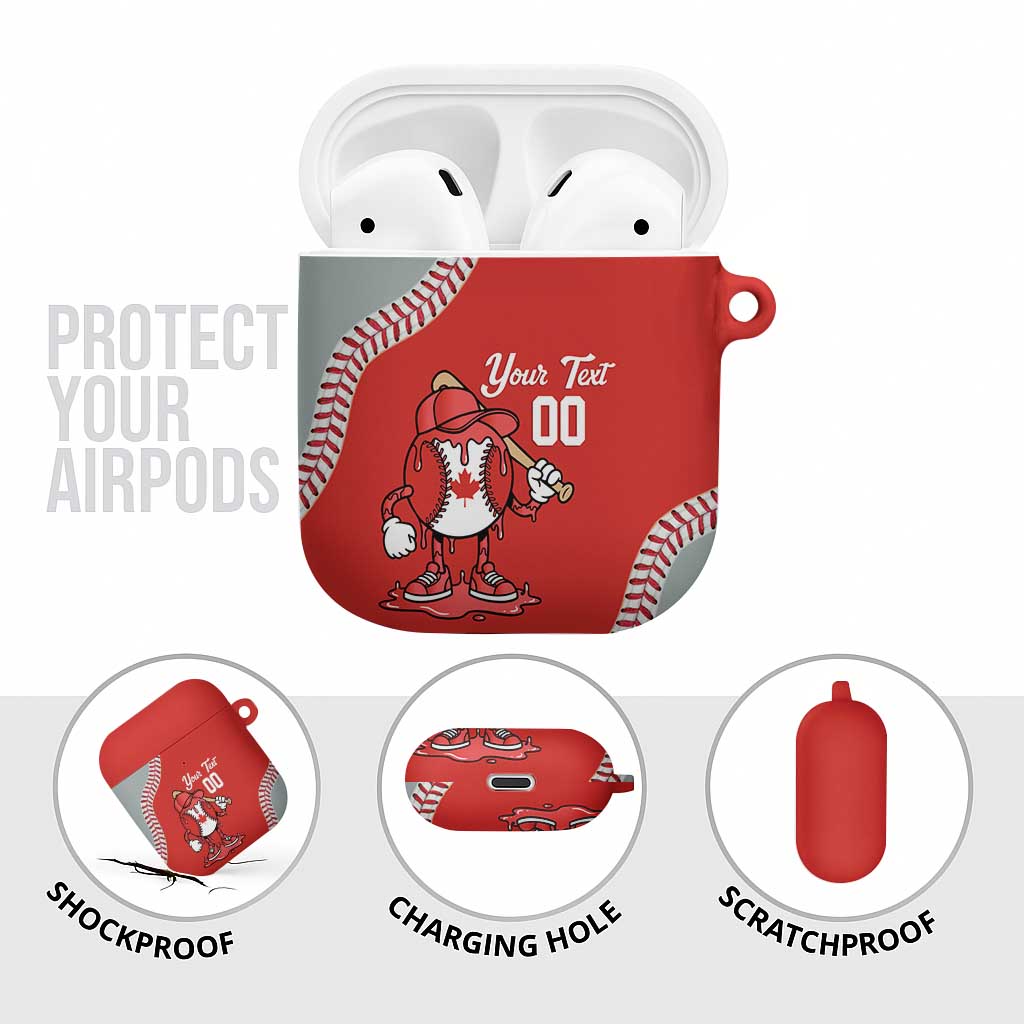 Canada 2026 Baseball Custom AirPods Case Go Champions Drip Style