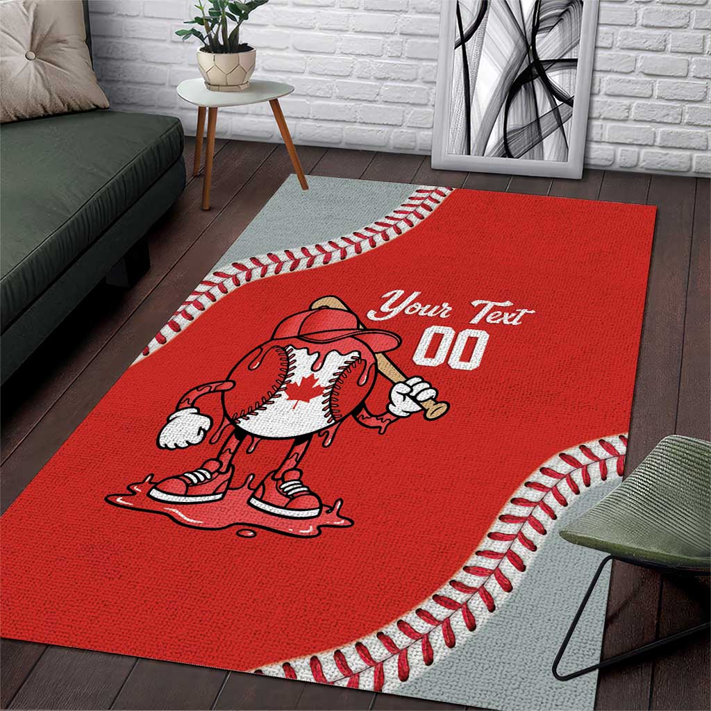 Canada 2026 Baseball Custom Area Rug Go Champions Drip Style
