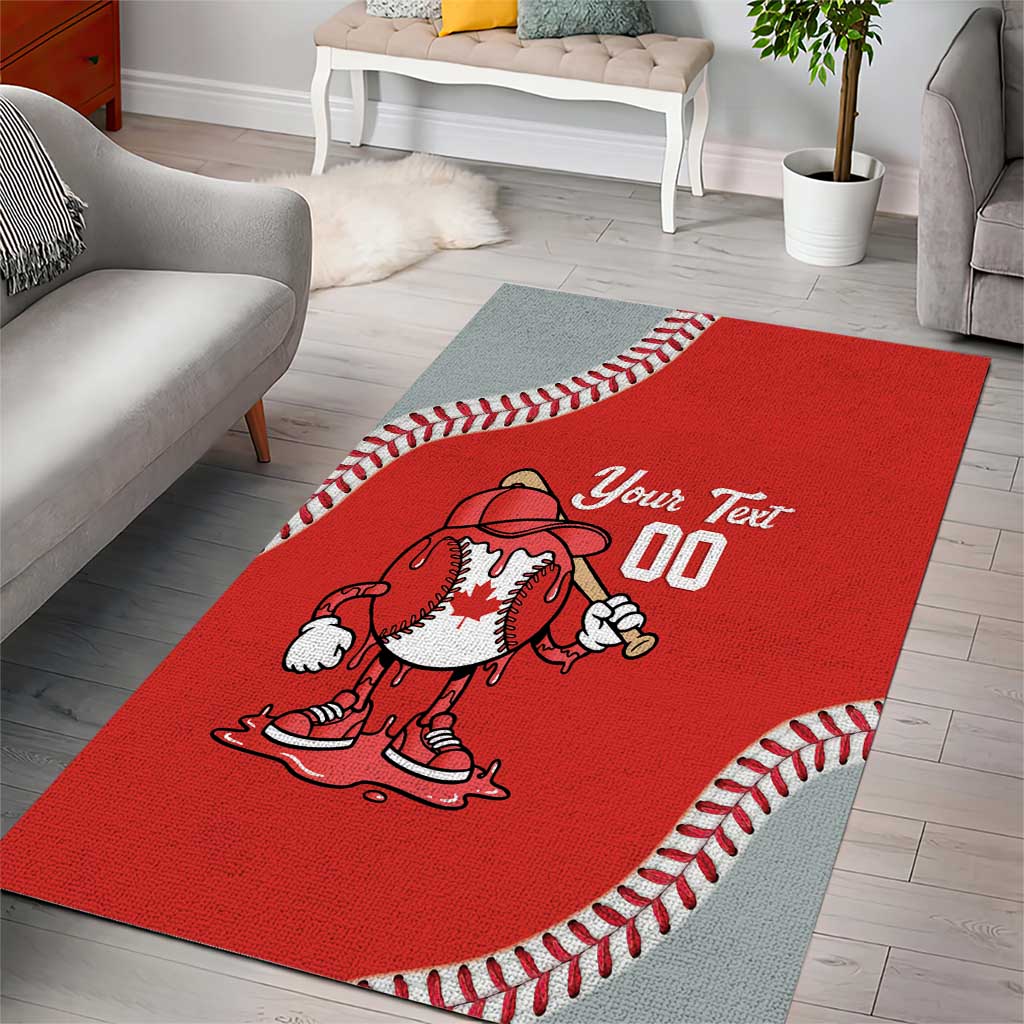 Canada 2026 Baseball Custom Area Rug Go Champions Drip Style