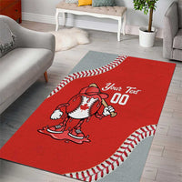 Canada 2026 Baseball Custom Area Rug Go Champions Drip Style
