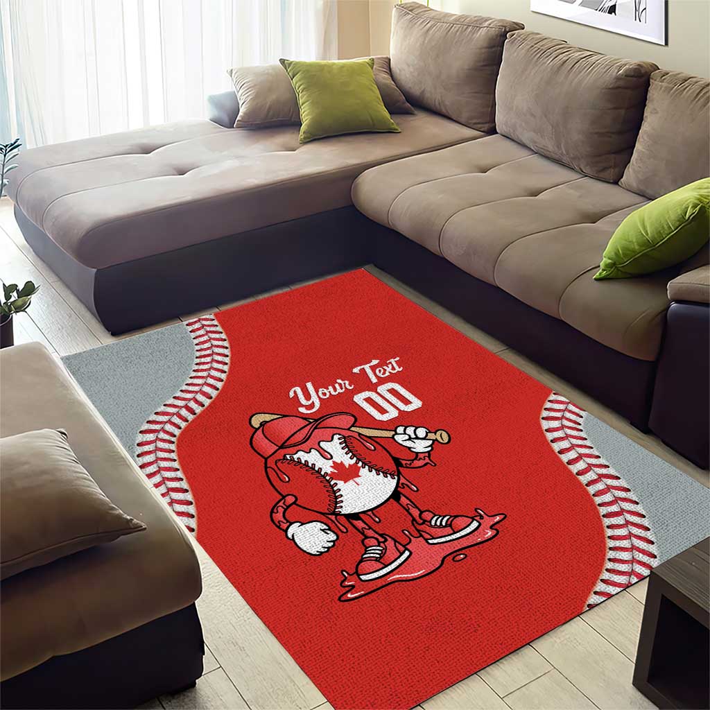 Canada 2026 Baseball Custom Area Rug Go Champions Drip Style