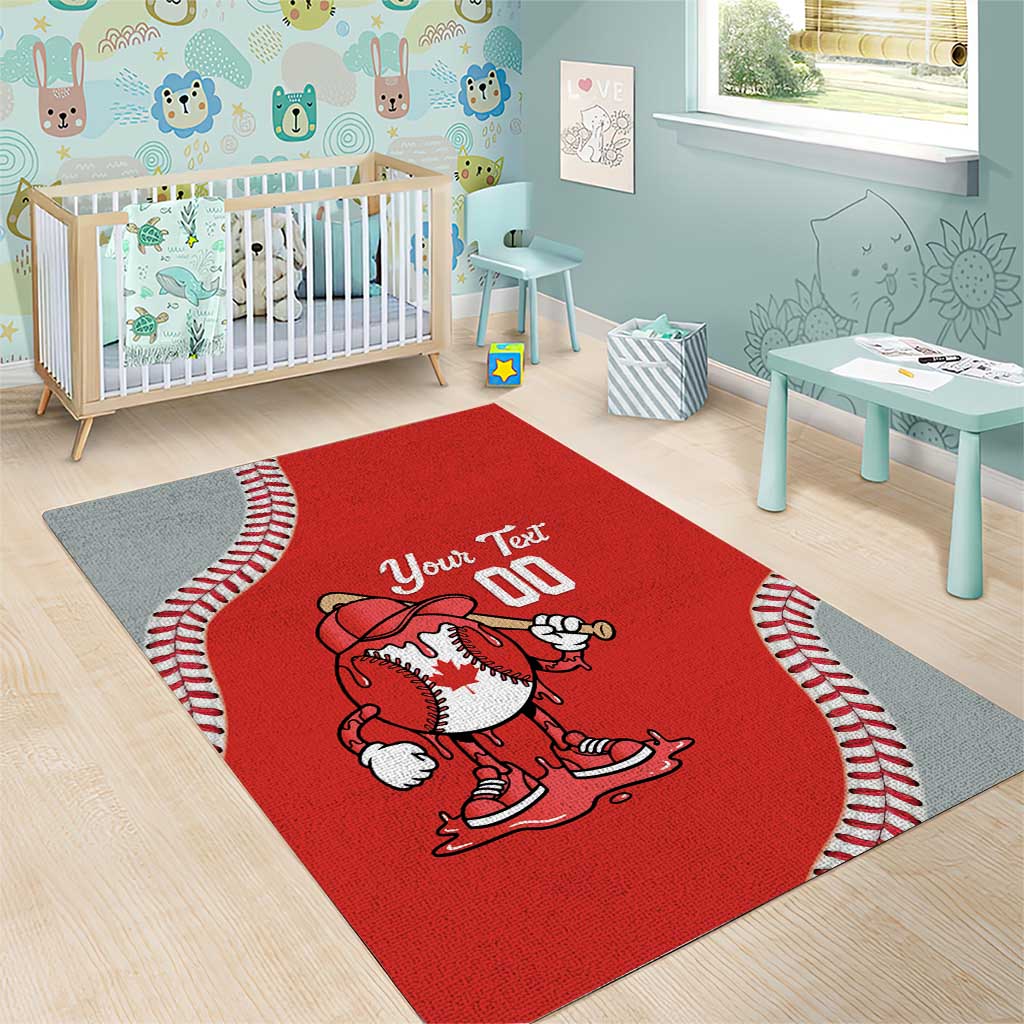 Canada 2026 Baseball Custom Area Rug Go Champions Drip Style