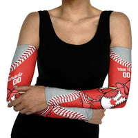 Canada 2026 Baseball Custom Arm Sleeves Go Champions Drip Style