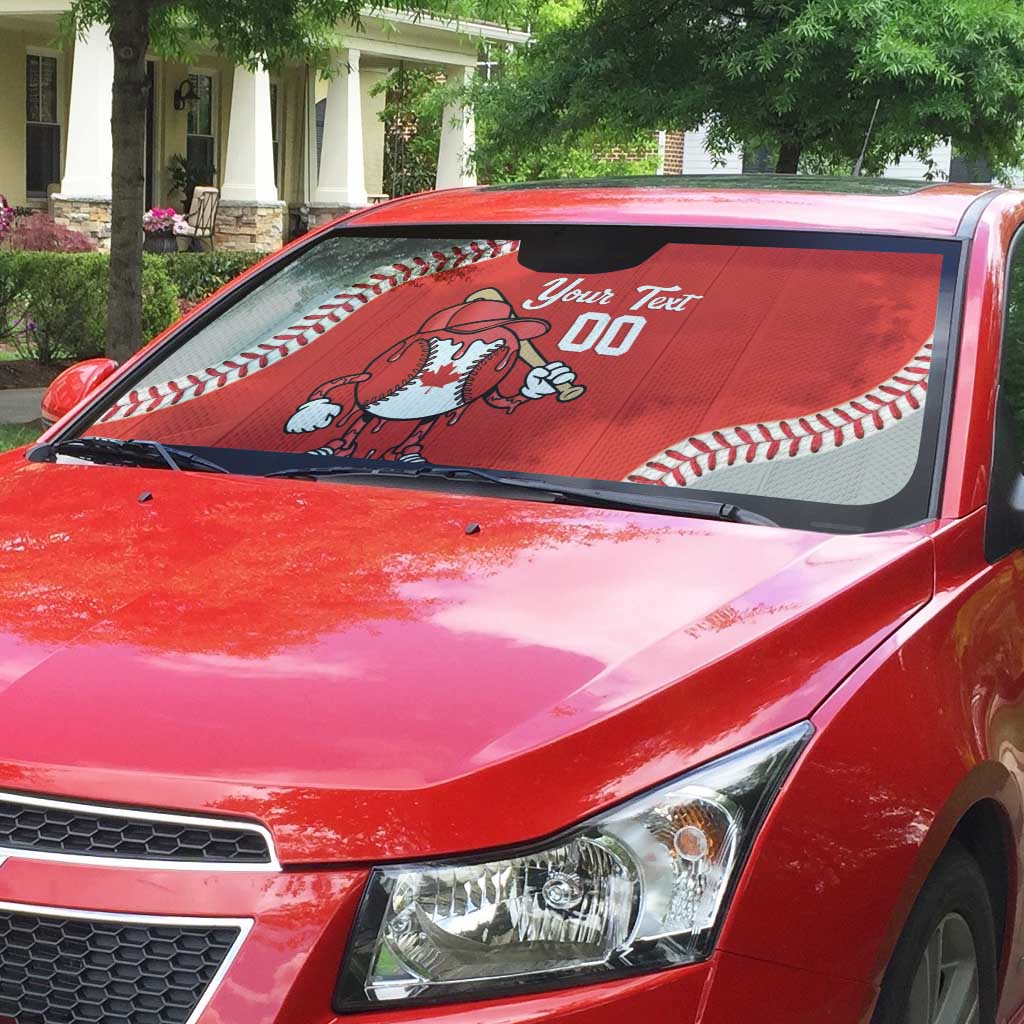 Canada 2026 Baseball Custom Auto Sun Shade Go Champions Drip Style