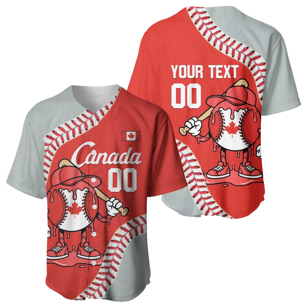 Canada 2026 Baseball Custom Baseball Jersey Go Champions Drip Style