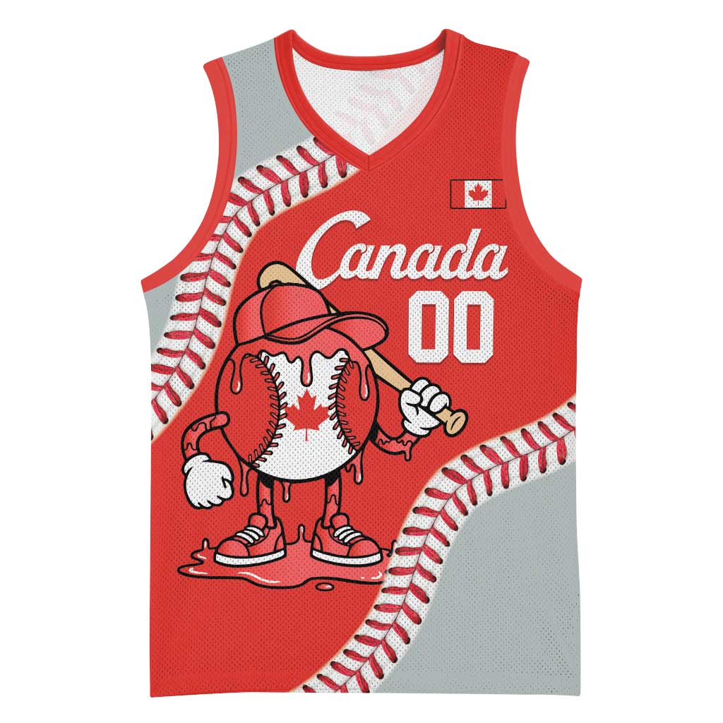 Canada 2026 Baseball Custom Basketball Jersey Go Champions Drip Style