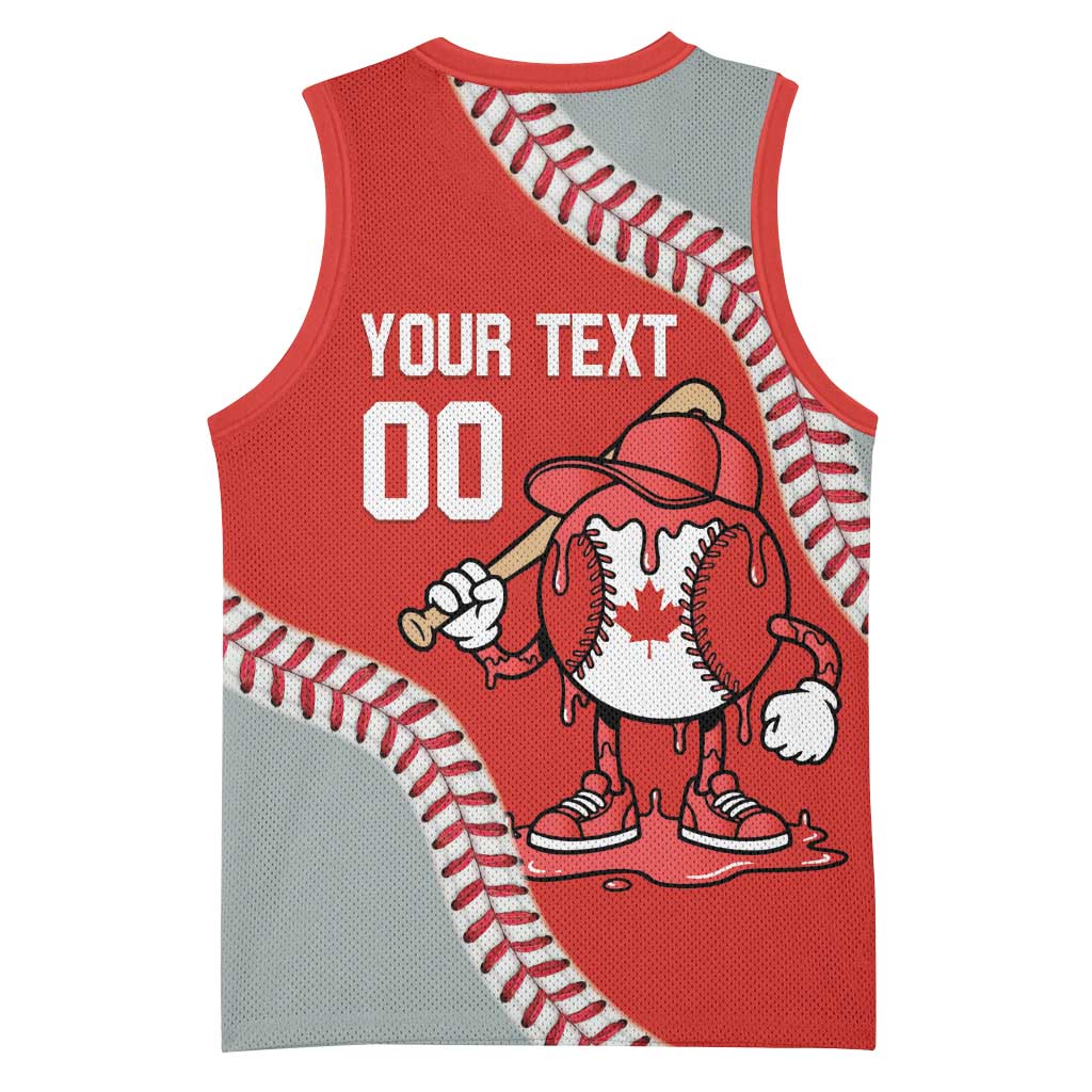 Canada 2026 Baseball Custom Basketball Jersey Go Champions Drip Style
