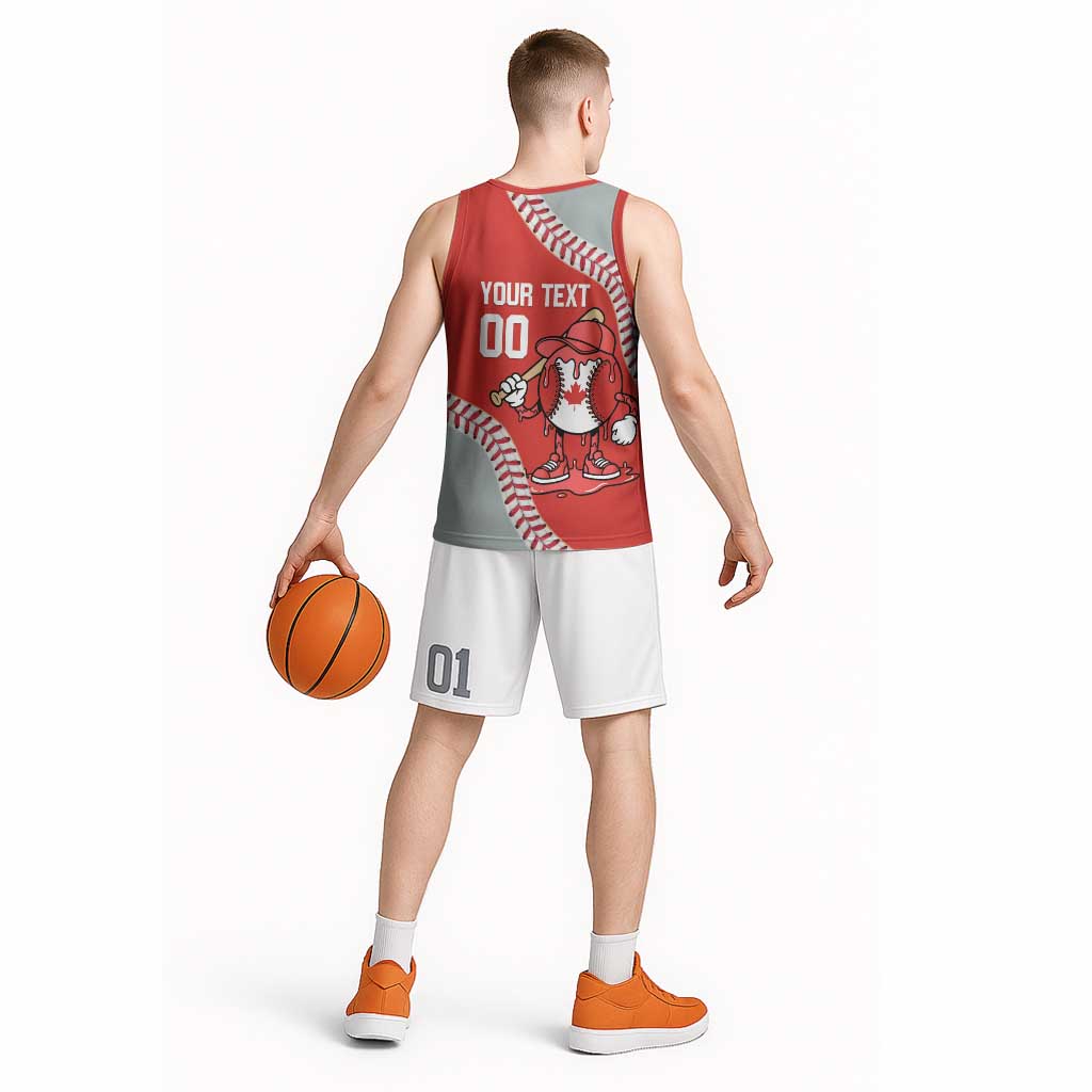 Canada 2026 Baseball Custom Basketball Jersey Go Champions Drip Style