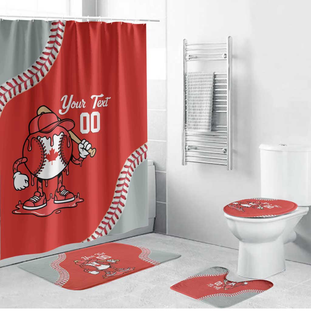 Canada 2026 Baseball Custom Bathroom Set Go Champions Drip Style
