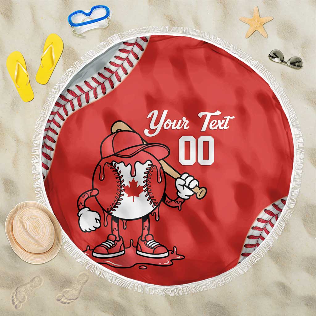 Canada 2026 Baseball Custom Beach Blanket Go Champions Drip Style